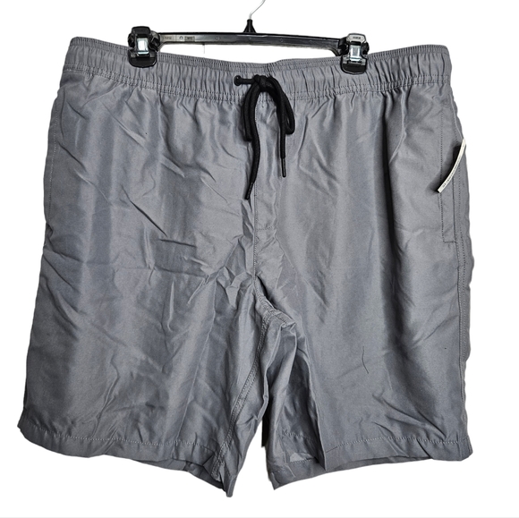 Amazon Essentials Men's Gray Swim Trunks Swim Shorts NWT Size XL - Picture 1 of 8